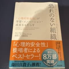 恐れのない組織 「心理的安全性」が学習・イノベーション・成長をもたらすのサムネイル
