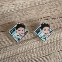 ハイキュー!! アクリルクリップ 岩泉一 2点セットのサムネイル