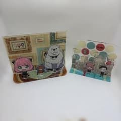 SPY x FAMILY Shimamura Collaboration Large Acrylic with Background Stand Set of 2