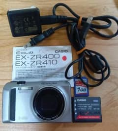カシオ EXILIM EX-ZR400（シルバー） - メルカリ