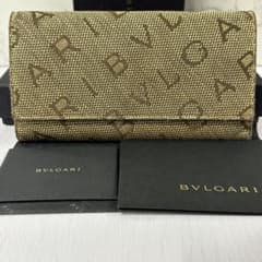 ✨新品未使用・箱証明書付き✨　BVLGARI 長財布　ロゴマニア　ドッピオトンド 新品同様‼️ ブルガリ BVLGARI 財布 二つ折り 長財布 ロゴマニア