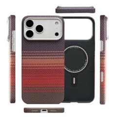 iPhone17promax용 아라미드 섬유 직조 케이스 황혼 초박형 내충격 커버