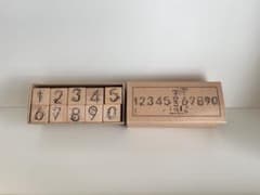 数字スタンプ10個セットのサムネイル