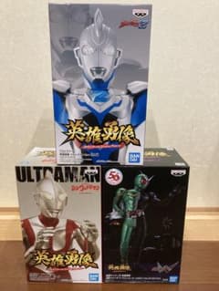 英雄勇像　仮面ライダーW ウルトラマンZ シン・ウルトラマン　3点セット