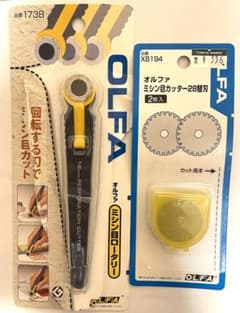 【東様　専用】オルファ(OLFA)ミシン目ロータリー 173B  替え刃セットのサムネイル