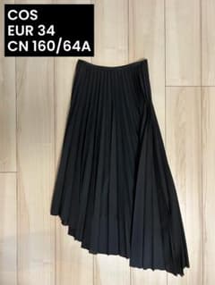【未使用に近い】COS アシンメトリープリーツスカートEUR 34のサムネイル