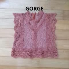 GORGE レース ブラウス ノースリーブ ゴージ レース