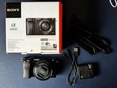 SONY α6000 ミラーレスカメラ パワーズームセット16-50mmレンズ付 SONY α6000 ミラーレスカメラ パワーズームセット16-50mmレンズ付