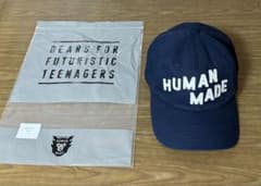 早い者勝ち価格！HUMAN MADE ヒューマンメイド ロゴ キャップ ネイビー 早い者勝ち価格！HUMAN MADE ヒューマンメイド ロゴ キャップ ネイビー