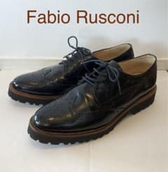 Fabio Rusconi レースアップシューズ　ブラックガラス　38のサムネイル