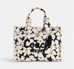 コーチCOACHジャストサイズ26cmフラワーフローラルカーゴトートバッグ