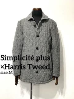 Simplicité plus◇Harris Tweed◇キルティングジャケット - メルカリ