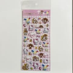 正規品　サンリオ ラメ入り樹脂もりシール MXヘイセイ ①のサムネイル