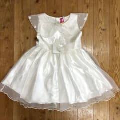 キッズドレス 結婚式pink girl リボンレース フリル