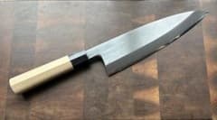 江戸屋 請合 霞 大 出刃 270mm 包丁 白鋼 和包丁 水牛朴柄 本職 - メルカリ
