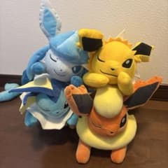 ポケットモンスター　もふぐっとぬいぐるみ　イーブイフレンズ　おひるね　4種セット