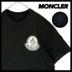 正規品鑑定済】モンクレール ピクセルアート 刺繍ワッペンロゴ tシャツ 