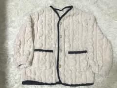 【美品】ふわもこケーブル編み　ルームウェア　パジャマセット　長袖のサムネイル