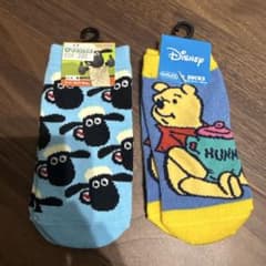 シープとくまのプーさん靴下セット 13-18cmのサムネイル