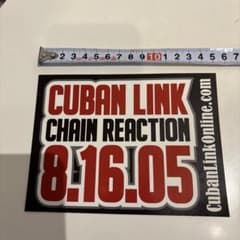 Cuban Link Chain Reaction ステッカーのサムネイル
