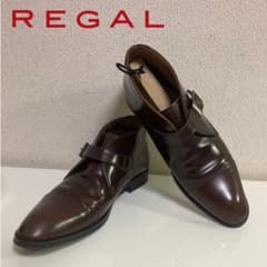 【極美品】REGAL チャッカブーツ モンクストラップ 本革 27EEcm 極美品】REGAL チャッカブーツ モンクストラップ ストレートチップ