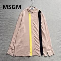 美品 MSGM シルク100% 長袖ブラウス イタリア製 サイズ40 - メルカリ