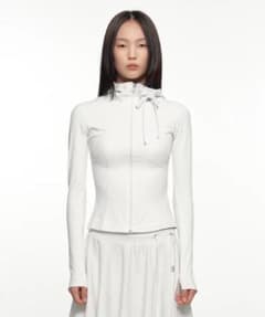 NACHE TRACK HOODIE ZIP-UP パーカー ホワイト テック系 - メルカリ