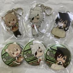 アニメイトカフェ ニトロプラスキラル ラメント アクキー 缶バッジ 