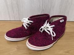 VANS ミッドカット スニーカー ボルドー系のサムネイル