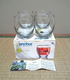 ANCHOR アンカーホッキング　レイズグラス 355ml　4個セット