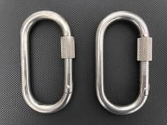 カラビナ 123 KA10K–S ステンレス 消防 レスキューのサムネイル