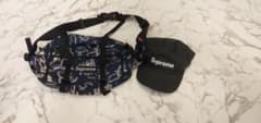 supremeキャップ&ショルダーバッグのサムネイル
