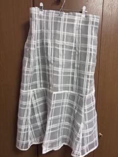 melume チェック柄シアースカート 4Lサイズ 2点セット【バラ売り可】