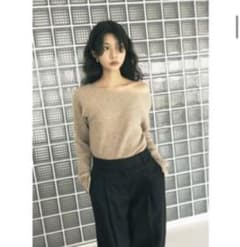 OHOTORO one side knit Beigeのサムネイル