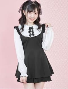シークレットハニー  リボンフリルレイヤード風セットアップのサムネイル
