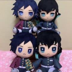 在庫ラスト】鬼滅の刃 BIGぬいぐるみ 冨岡義勇&時透無一郎 4体セット