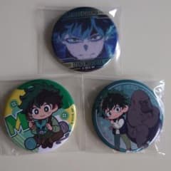 僕のヒーローアカデミア 緑谷出久 缶バッジ 3点セット