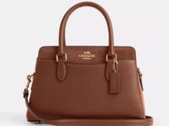 COACHダーシーショルダーバッグ レザースエードブラウン2way