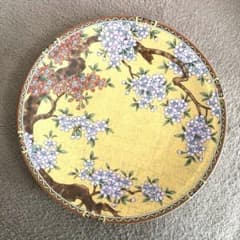 【美品】有田焼　静山作　桜皿　金装飾 有田焼 静山作 桜皿 金装飾 33cm - メルカリ