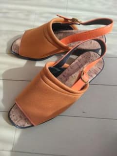 Madam Stella サンダル オレンジ Lサイズ 日本製のサムネイル