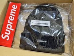 新品 Supreme Overdyed Beanie ブラック ビーニーのサムネイル