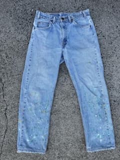 Levi's 505 ペイント　デニムパンツ ライトブルー　80sのサムネイル