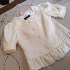 Misch Masch フリル付きノーカラージャケット