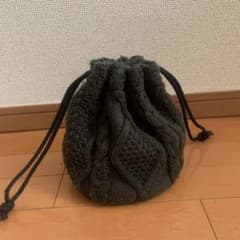 URBAN RESEARCH  ニット　巾着　バッグ 秋冬のサムネイル