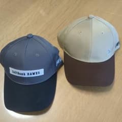 ソフトバンクホークス キャップ 2点セット　（コカ・コーラシート）のサムネイル