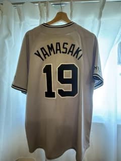 山﨑伊織　YAMASAKI 19 ユニフォーム ビジター 山﨑伊織 YAMASAKI 19 ユニフォーム ビジター - メルカリ