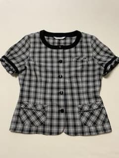 事務服 制服 en joie アンジョア オーバーブラウス 13号のサムネイル