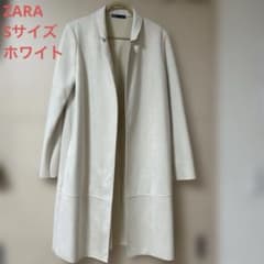 【ZARA 】 スプリングトレンチコート アイボリーSサイズのサムネイル