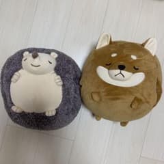 タッチ様専用　柴犬　ハリネズミ　ぬいぐるみのサムネイル
