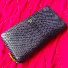 MCM ウォレット パイソンレザー ミラスペシャル ロイヤルブルー - メルカリ